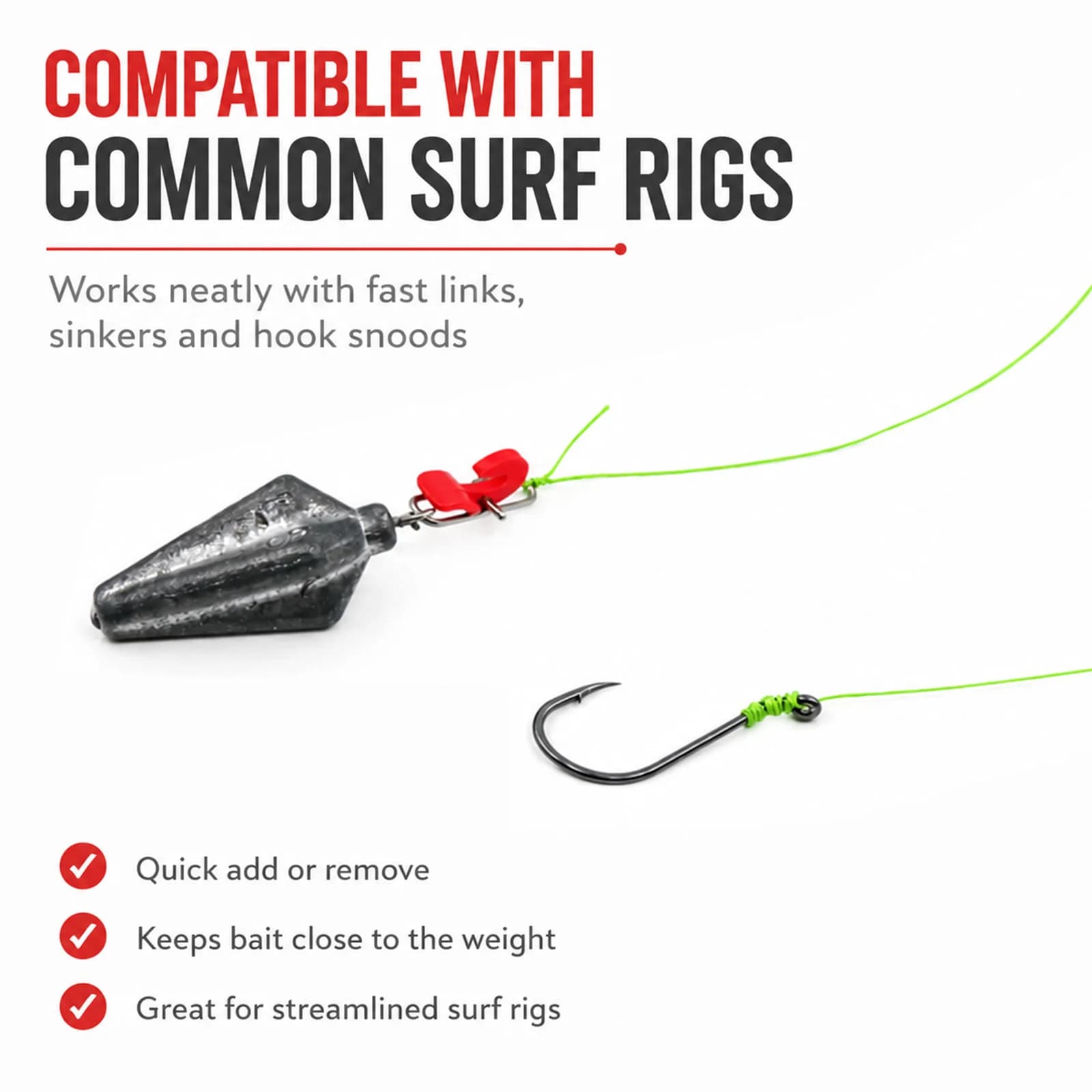 Κλιπ Απελευθέρωσης Δολώματος Surf Casting για Μεγάλες Αποστάσεις